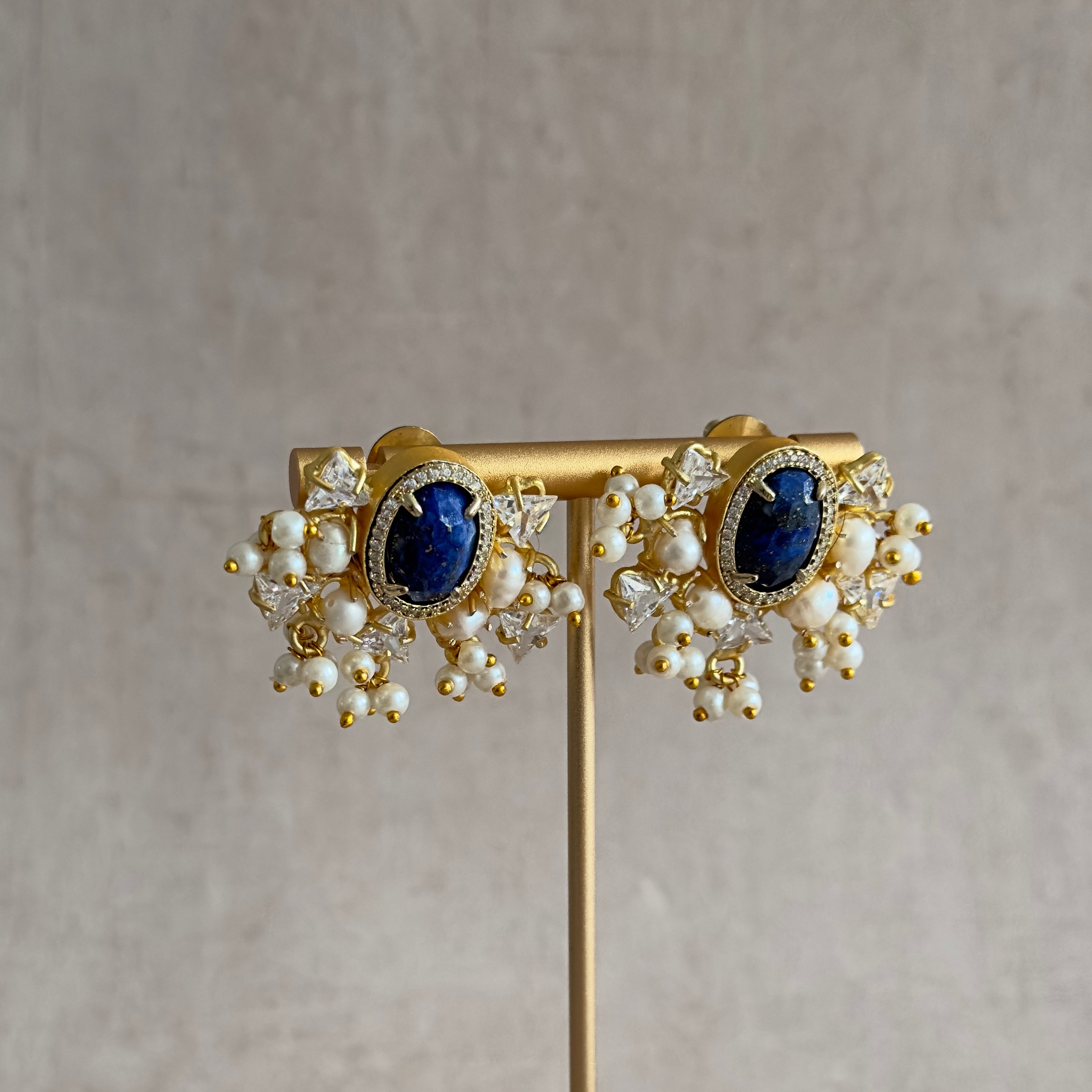 Vania Blue Tikka Set - Ahseya & Co