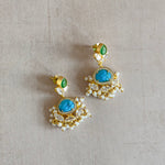 Sadie Turquoise Drop Earrings - Ahseya & Co