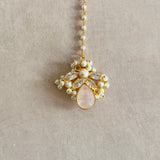 Joelle Pink Crystal Choker Set - Ahseya & Co
