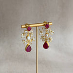 Ada Fuchsia Pearl Necklace set - Ahseya & Co