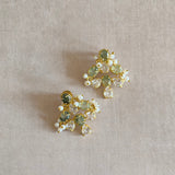 Gabriella Olive Stud Earrings
