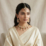 Maysun Pink Necklace Set - Ahseya & Co