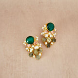 Azra Green Stud Earrings