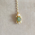 Carmen Olive Pearl Necklace Set - Ahseya & Co