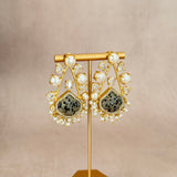 Zohra Dalmatian Pearl Stud Earrings