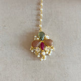 Avaya Peach Necklace Set