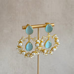 Taraa Blue Drop Earrings - Ahseya & Co