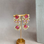 Eve Lilac Pink Crystal Necklace Set - Ahseya & Co