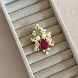 Oriana Fuchsia Ring