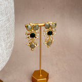 Lilia Green Crystal Necklace Set