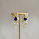 Ellis Blue Crystal Earrings