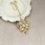 Delara White Necklace Set