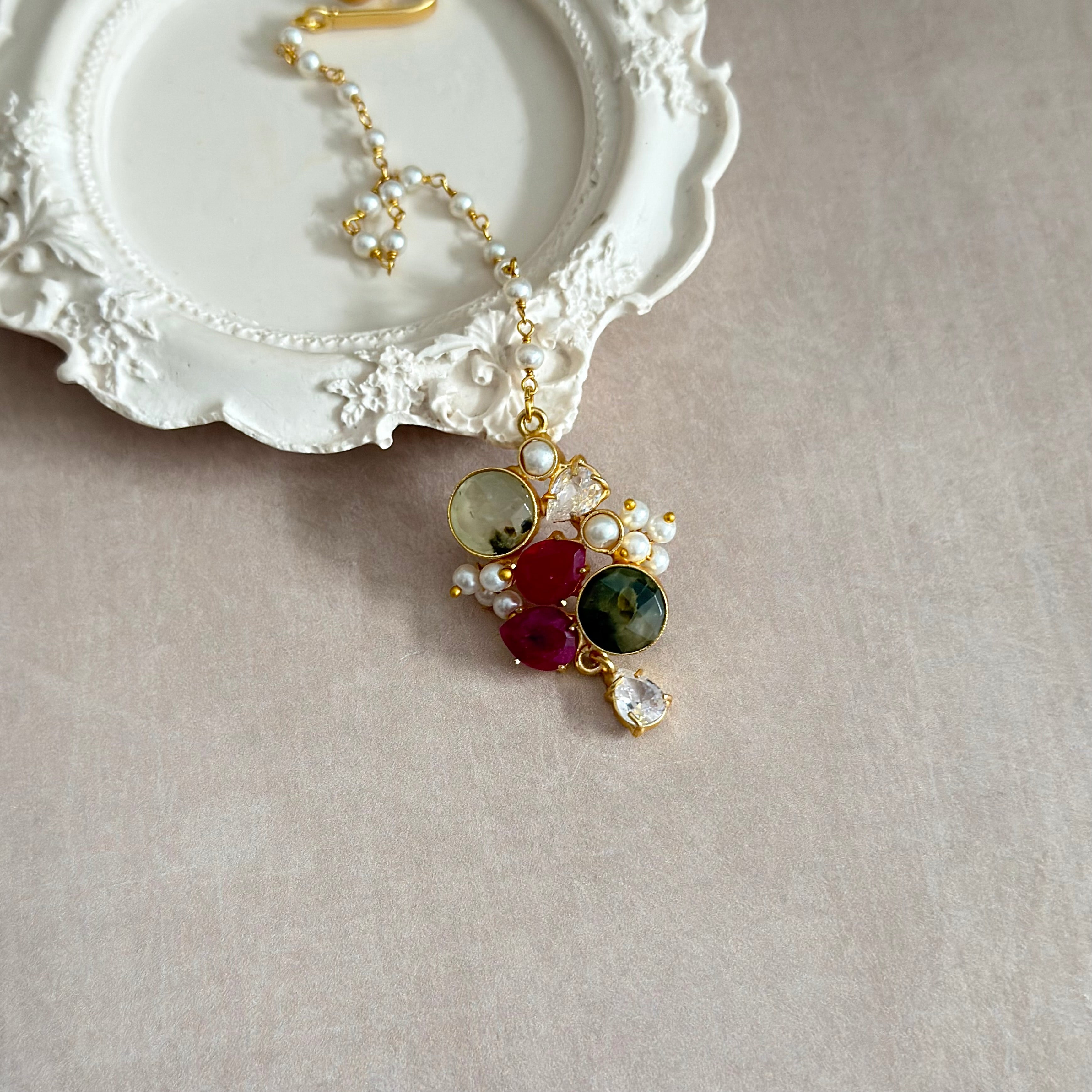 Celeste Fuchsia Tikka - Ahseya & Co