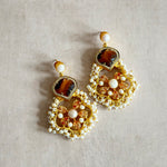 Zaylee Tiger Crystal Drop Earrings - Ahseya & Co