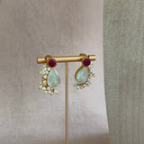 Addilyn Mint Ruby Necklace Set