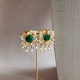 Maliha Green Pearl Choker Set