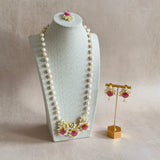 Huda Pink Pearl Mala Set