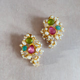 Ozara Olive Stud Earrings