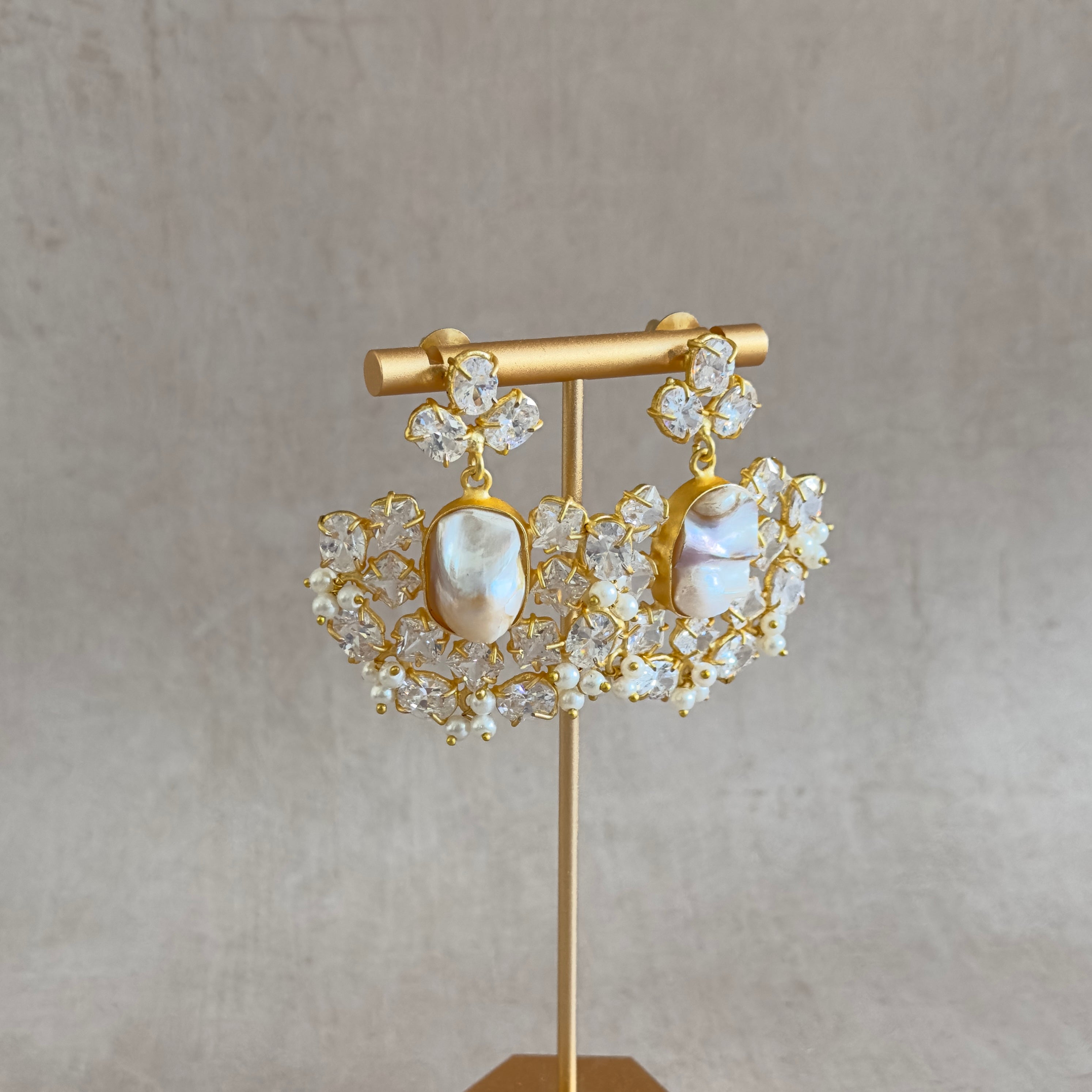 Ayesha Pearl Crystal Tikka Set - Ahseya & Co