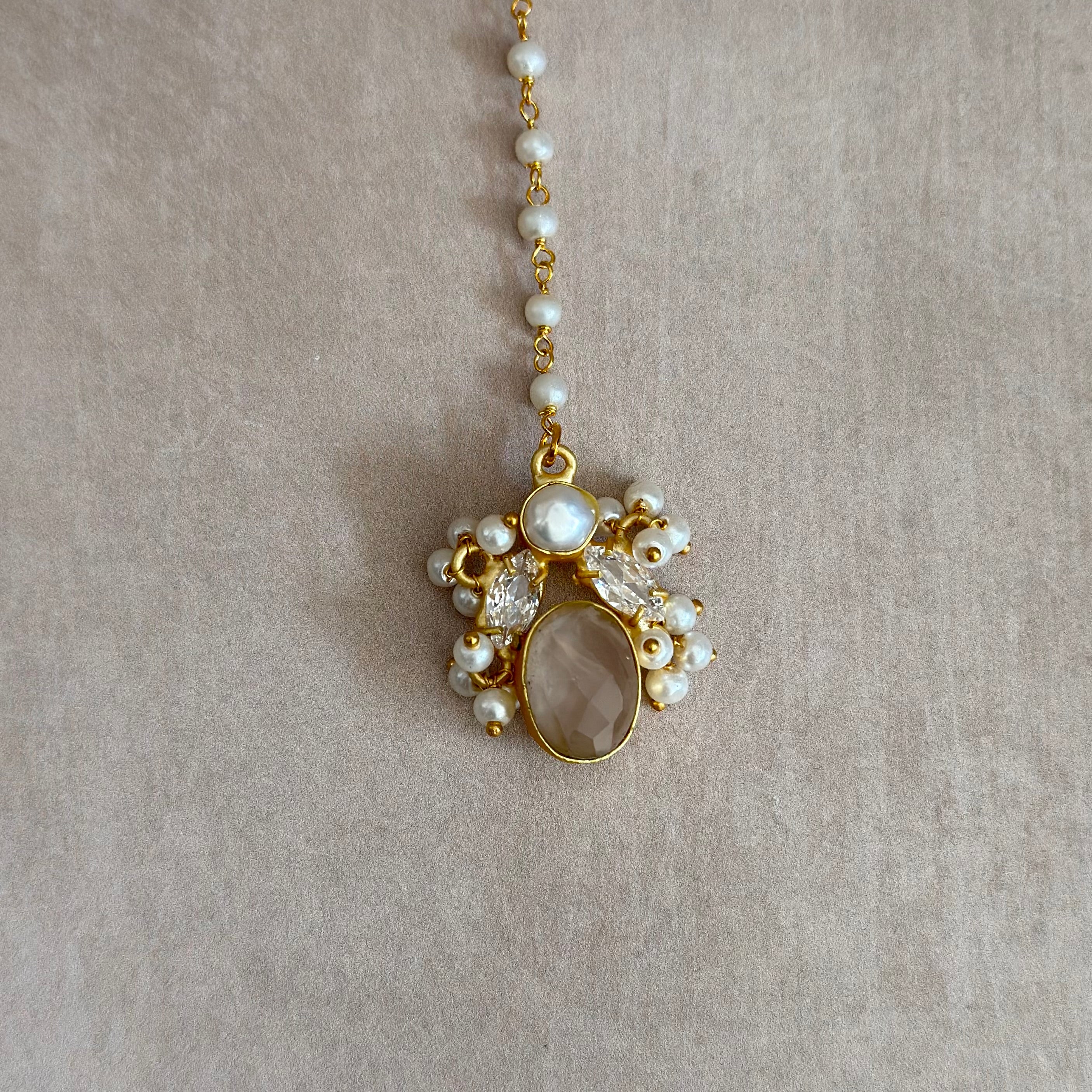 Alessia Rose Pearl Choker Set - Ahseya & Co