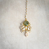 Minal Olive Pink Choker Set