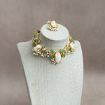 Halle Mint Pearl Necklace Set - Ahseya & Co