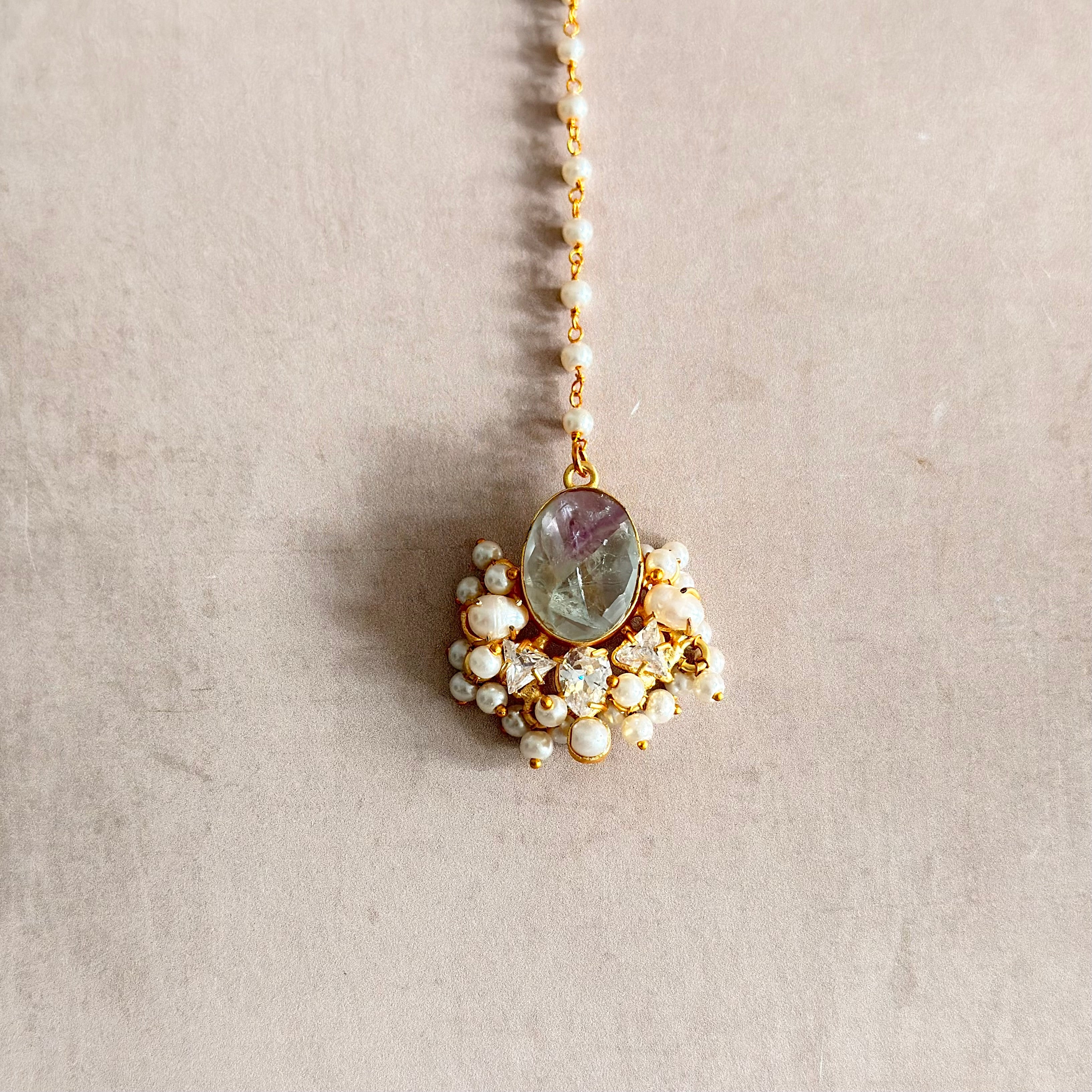 Anum Mint Choker Set - Ahseya & Co