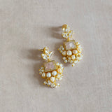 Abigail Pink Pearl Drop earrings