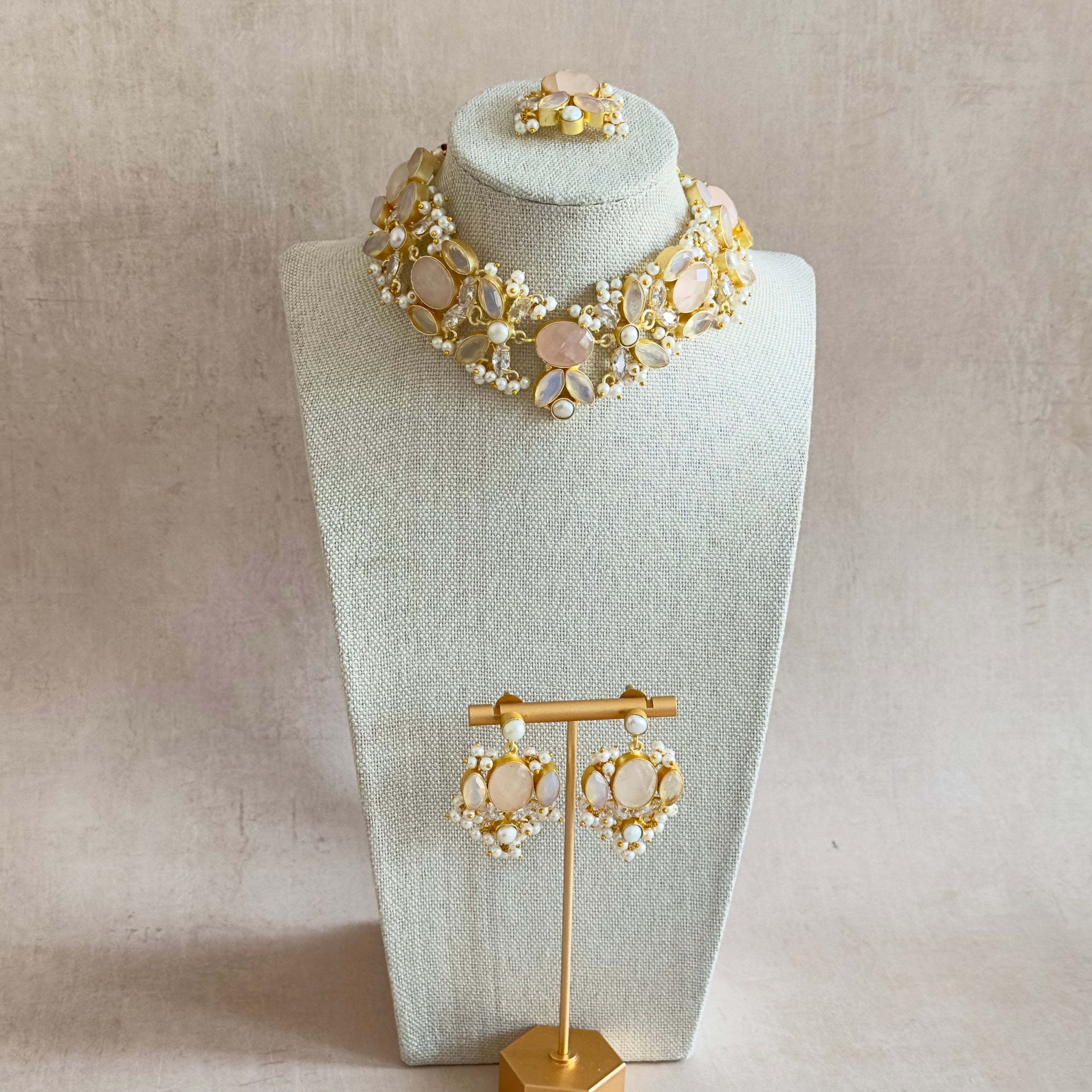 Fernessa Rose Choker Set - Ahseya & Co