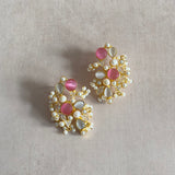 Anfal Grey Stud Earrings