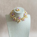 Nadine Lilac Necklace Set - Ahseya & Co