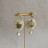 Preeti Olive Drop earrings