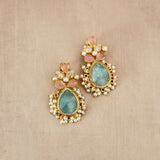 Firdous Jade Stud Earrings