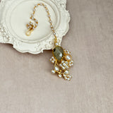 Sorrento Olive Kundan Choker Set