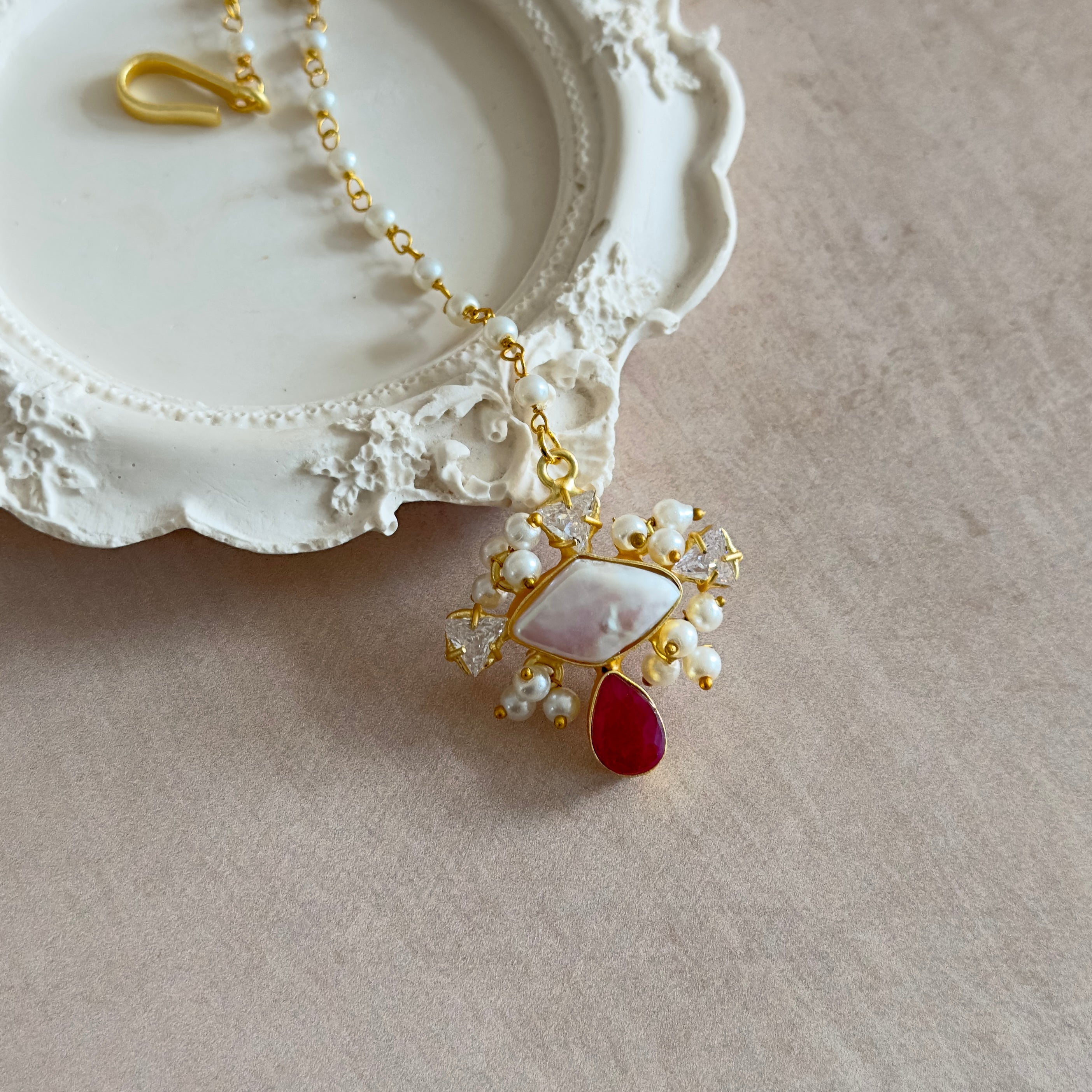 Crystal Pearl Tikka - Ahseya & Co