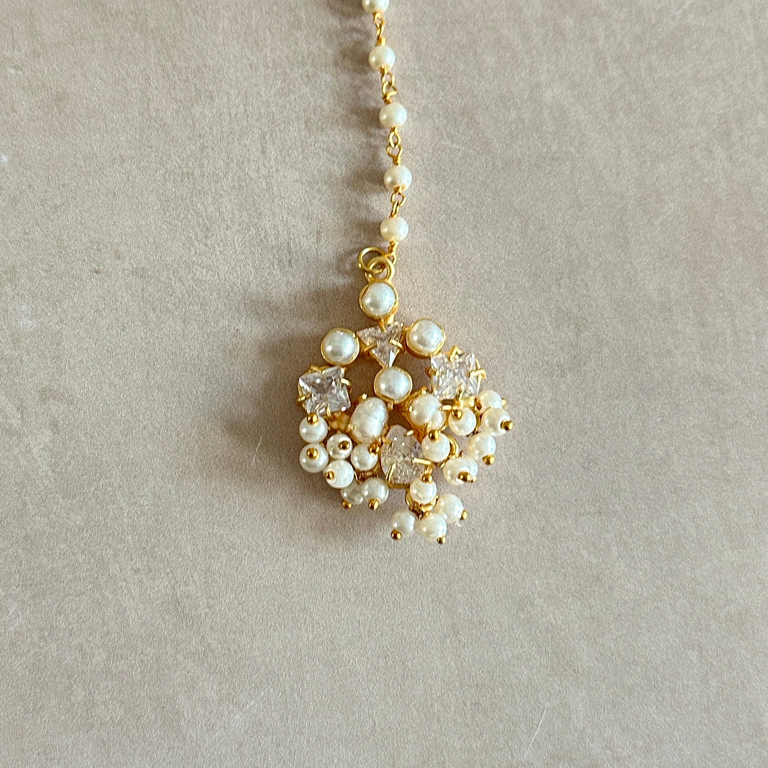 Neve Crystal Pearl Mala Set - Ahseya & Co