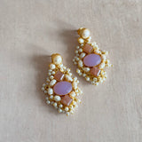 Shakila lilac Pearl Drop Earrings