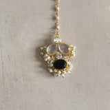 Brianna Black Crystal Necklace Set