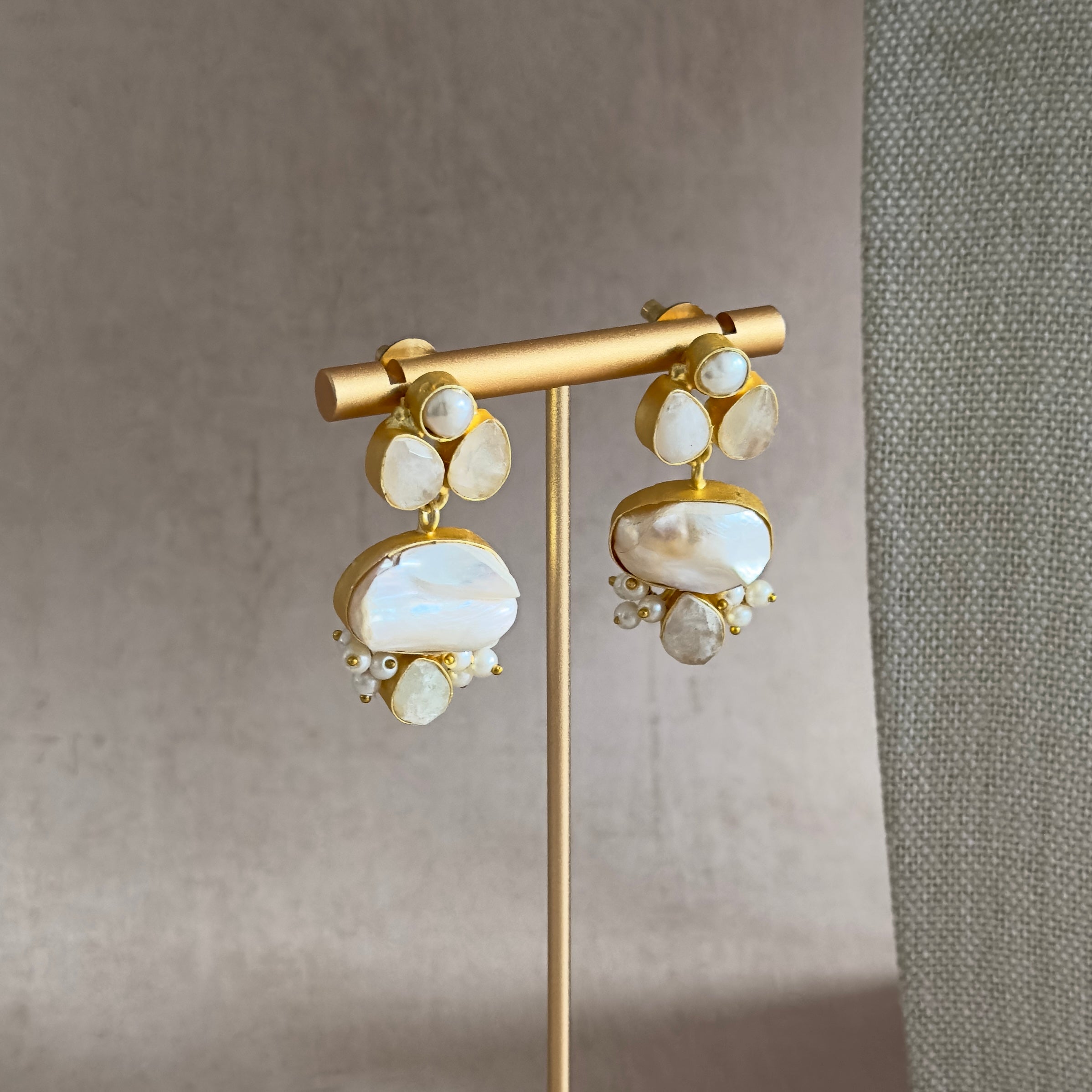Nadine Pearl Necklace Set - Ahseya & Co