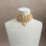 Sorrento Pink Kundan Choker Set