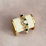 Brianna Green Pearl Crystal Bracelet - Ahseya & Co