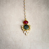 Areej Green Pink Necklace Set