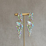 Sienna Iridescent Crystal Drop Earrings - Ahseya & Co