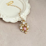 Liyana Pink Pearl Mala Set