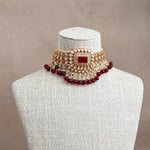 Anushka Ruby Kundan Choker Set - Ahseya & Co