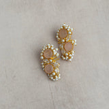 Hania Pink Crystal Stud Earrings