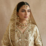 Avaya Peach Necklace Set