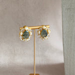 Laurel Olive Crystal Choker Set - Ahseya & Co