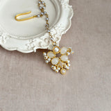 Areeba Beige Pearl Choker Set