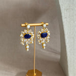 Athena Navy Blue Necklace Set - Ahseya & Co